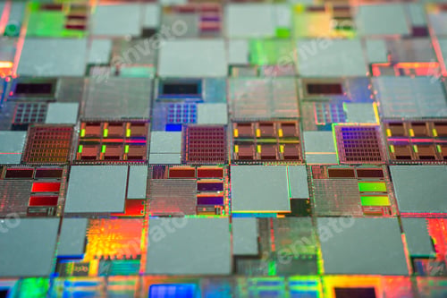 Preview: Silicon wafer for manufacturing semiconductor of integrated circuit.