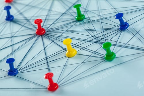 Preview: Network with pins