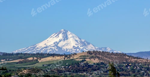 Preview: March 8 is National Oregon Day. Oregon road trip with beautiful Mt. Hood view during the drive.