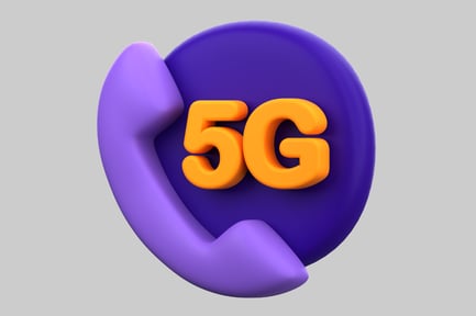 Preview: High-speed 5g network call symbol