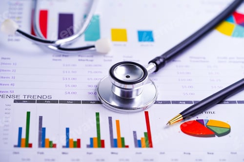 Preview: Charts Graphs spreadsheet paper. Financial development