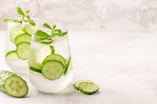 Preview: Cucumber and Mint Infused Water Refreshment