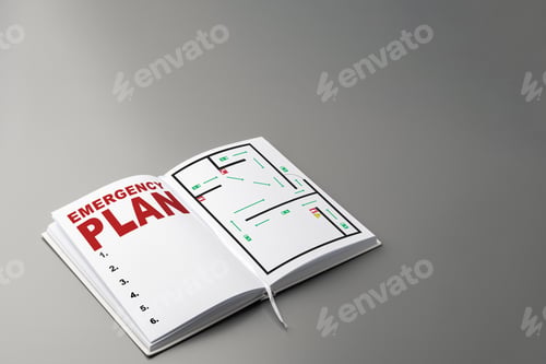 Preview: Emergency plan layout for safety and preparedness in unexpected situations