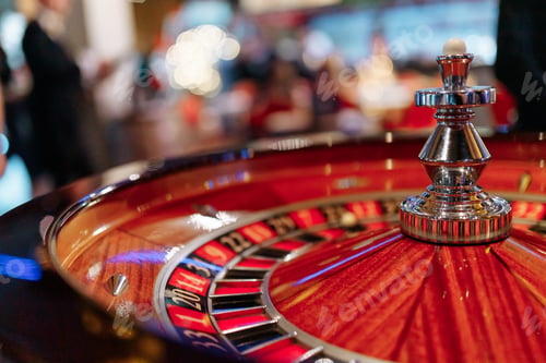 Preview: Roulette wheel. Close-up.