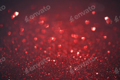 Preview: Defocused abstract red lights background