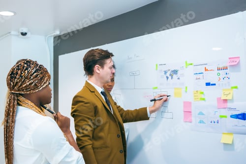 Preview: professional businessman person team group meeting to discussion in strategy work