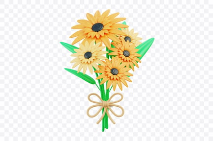 Preview: Cheerful Gerbera Bouquet