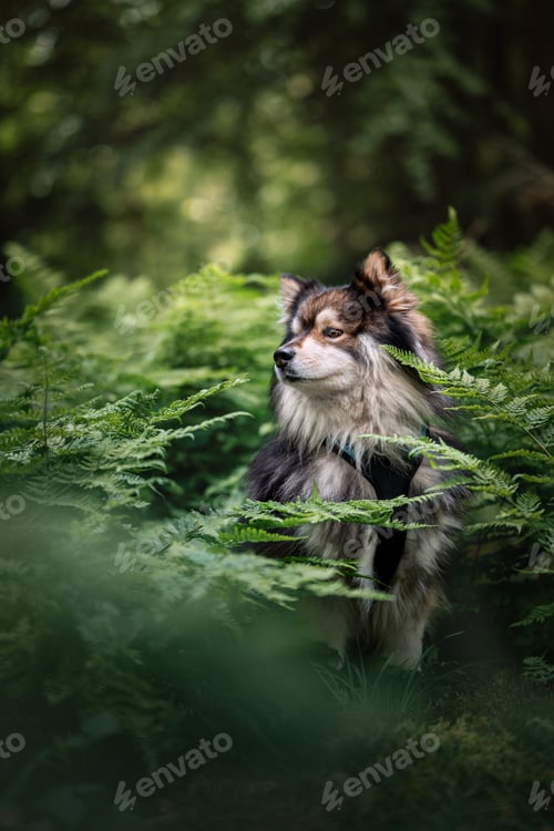 Preview: Portrait of a Finnish Lapphund dog