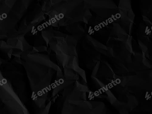 Visualização: Abstrato de fundo preto de papel enrugado