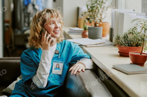 Preview: Doctor Speaking on Phone