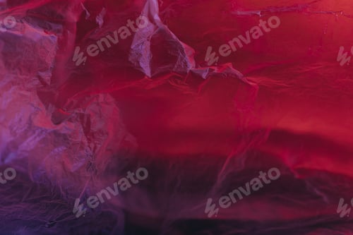 Preview: Polyethylene texture under neon light.