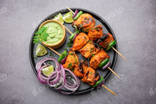 Preview: chicken tikka kebabs