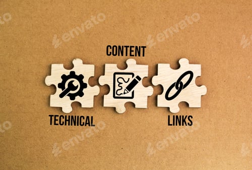 Preview: three parts of SEO namely Technical, Content and Links