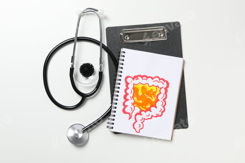 Preview: Concept of health care, stomach and intestinal problems