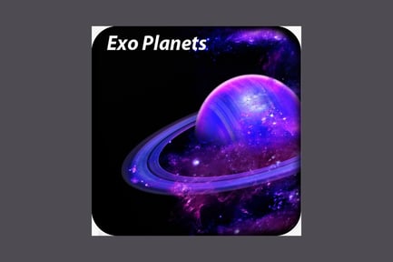 Preview: Ringed planet with nebulae