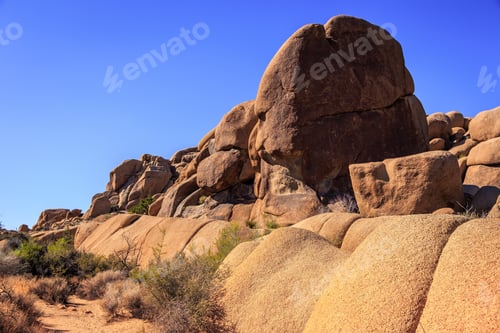 Preview: Rocks And Landscapes Of Joshua Tree In Joshua Tree National Park, California
