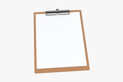 Preview: Clipboard with Paper Sheets