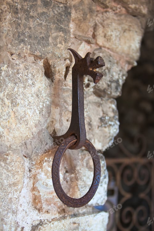 Preview: Old iron doorhandle