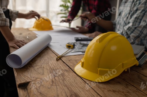 Preview: Engineer Teamwork Meeting, Architect contractor meetings of real estate brokers and company presiden
