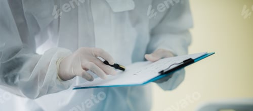 Preview: professional doctor working in medical checking up patient in hospital clinic, health care concept