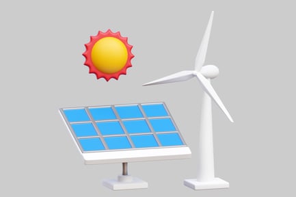 Preview: Renewable Energy Sources 3D Illustration