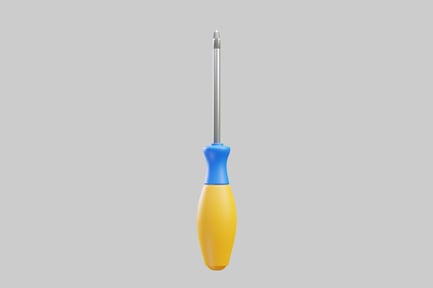 Preview: Phillips head screwdriver, blue & yellow