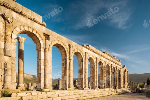 Preview: Roman Ruins of Volubilis, Meknes, Morocco, North Africa