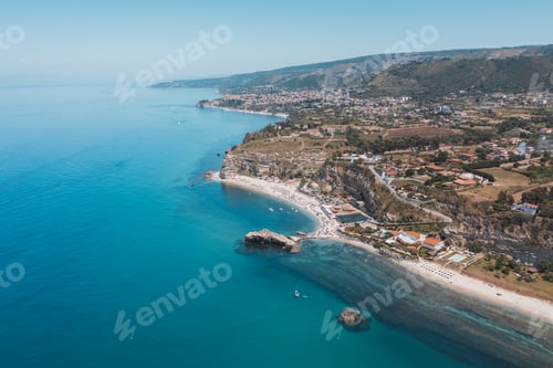 Preview: Beautiful coast in Italy with transparent sea