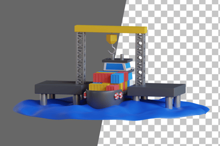 Preview: Shipyard 3D Icon