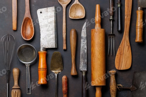 Preview: Culinary essentials: Diverse cooking utensils