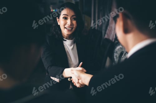 Preview: Consultation in the business team, Business consulting team concept