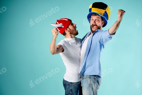 Preview: The Two Football Fans Over Blue
