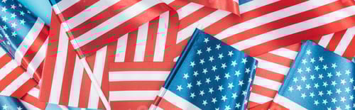 Preview: American Flag Patriotic Celebration Background for July Fourth