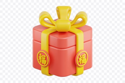 Preview: Gift Boxes Red Gold