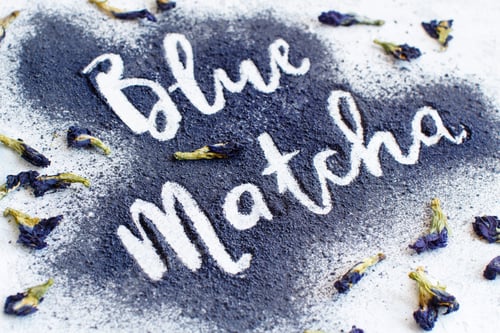 Preview: Blue matcha powder