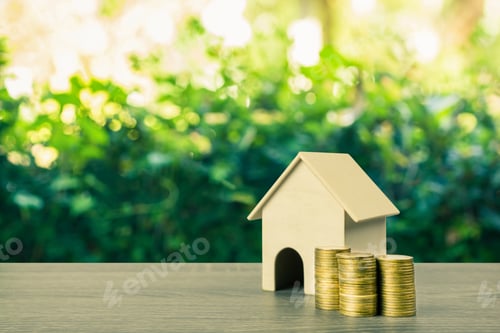 Preview: Property investment, Home loan, reverse mortgage concept.