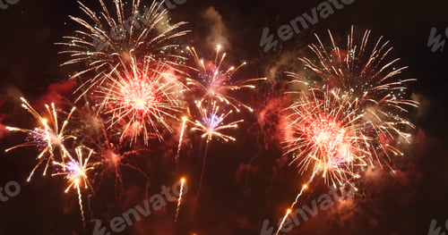 Preview: Firework celebrate anniversary happy new year 2026, 4th of july holiday festival