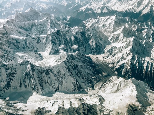 Preview: Aerial view on Himalayas mountain