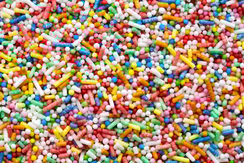 Preview: Colorful Sprinkles Background for Festive Celebrations