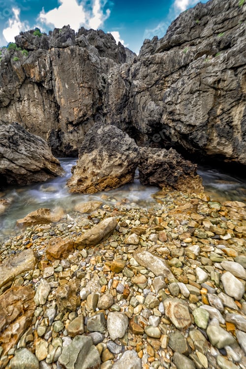 Preview: Natural Monument Complejo de Cobijeru, Beach of Cobijeru, Llanes, Spain