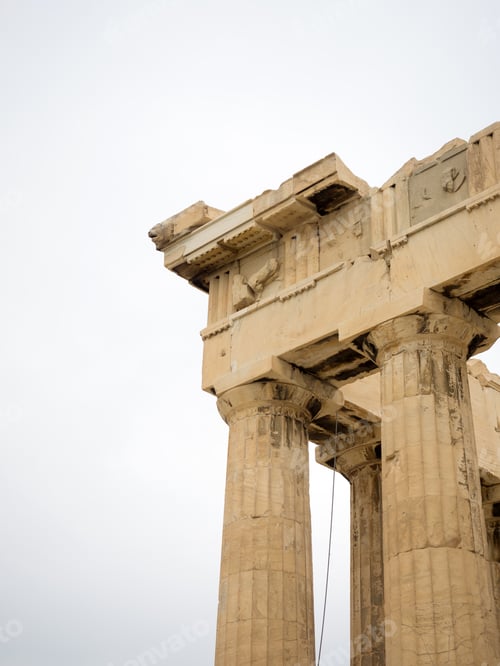 Preview: columns of the Acropolis (Propilea) Athens