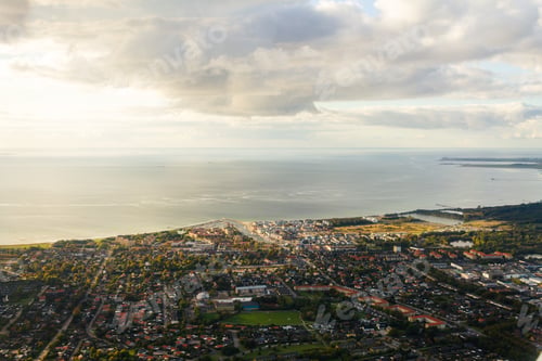 Preview: Aerial view of Malmo city Sweden