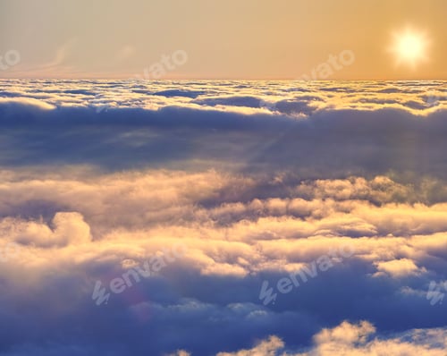 Preview: Clouds and Sun at Sunset