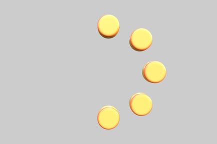 Preview: Abstract yellow circles