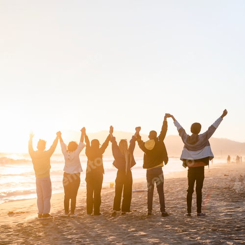 Preview: Freedom people background, happiness and hope