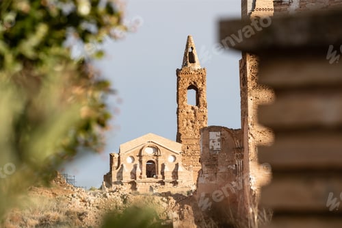 Preview: Ruins of the town of Belchite, Zaragoza. Spain