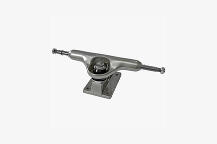 Preview: Silver skateboard truck with mounting base