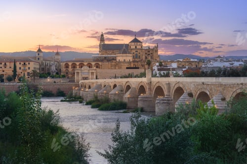 Preview: Cordoba Skyline at sunset - Cordoba, Andalusia, Spain