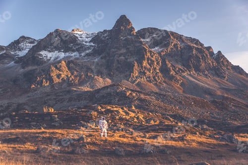 Preview: Astronaut exploring a new planet.