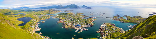 Preview: Lofoten Islands aerial panorama